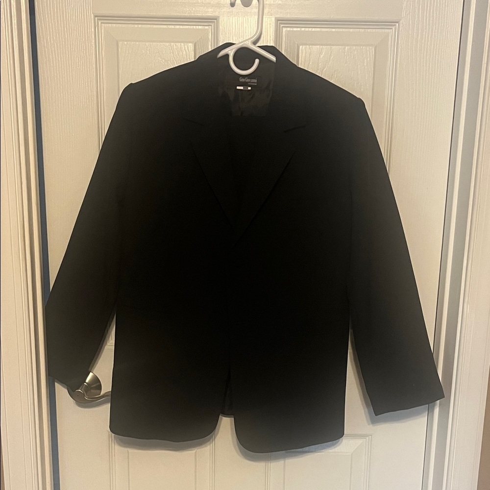 Boy’s three piece black suit